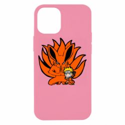 Чехол для iPhone 12 mini Kurama And Naruto - PrintSalon