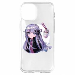 Чехол для iPhone 12 mini Kyoko Kirigiri glitch art - PrintSalon