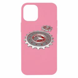 Чехол для iPhone 12 mini Mercedes logo механизм - PrintSalon