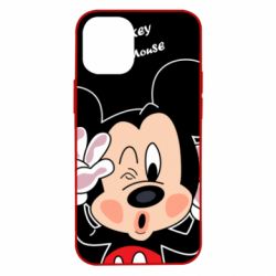 Чехол для iPhone 12 mini Mickey Kiss - PrintSalon