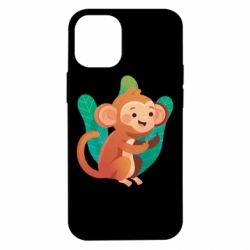 Чехол для iPhone 12 mini Monkey. Fuck You - PrintSalon