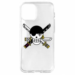 Чехол для iPhone 12 mini One Piece Zoro logo - PrintSalon