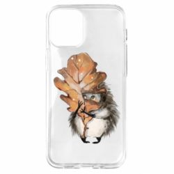 Чехол для iPhone 12 mini Осенний ежик - PrintSalon