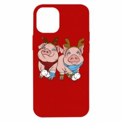 Чехол для iPhone 12 mini Pigs - PrintSalon