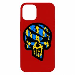 Чехол для iPhone 12 mini Punisher Coat of arms of Ukraine