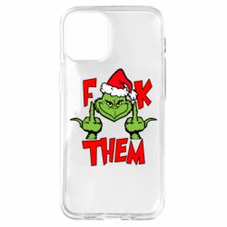 Чехол для iPhone 12 mini The grinch f*ck them - PrintSalon