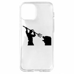 Чехол для iPhone 12 mini Тризубом по морде - PrintSalon