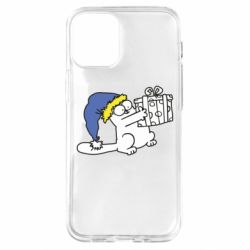 Чехол для iPhone 12 mini Украинский кот саймона с подарком - PrintSalon