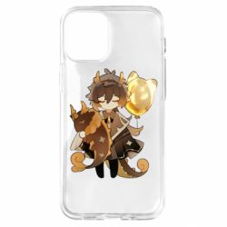 Чехол для iPhone 12 mini Zhongli with baloon - PrintSalon