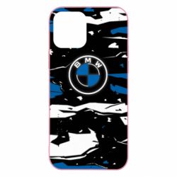 Чехол для iPhone 12 Pro BMW logo and art background - PrintSalon
