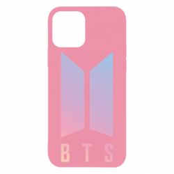 Чехол для iPhone 12 Pro BTS gradient logo - PrintSalon