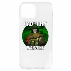 Чехол для iPhone 12 Pro Call of duty Warzone ghost green background - PrintSalon