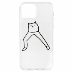 Чехол для iPhone 12 Pro Cat in pants - PrintSalon