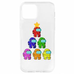 Чехол для iPhone 12 Pro Christmas Tree Among Us