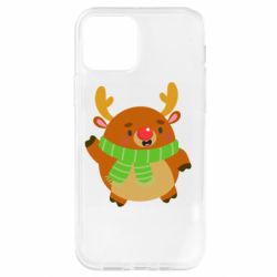 Чехол для iPhone 12 Pro Deer in a scarf - PrintSalon