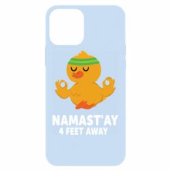 Чехол для iPhone 12 Pro Duck Namast'ay Away - PrintSalon