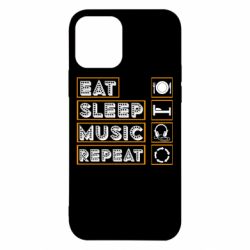 Чехол для iPhone 12 Pro Eat sleep dj repeat. - PrintSalon