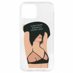 Чехол для iPhone 12 Pro Gentleman Is Simply A Patient Wolf - PrintSalon