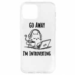 Чехол для iPhone 12 Pro Go away i'm introverting - PrintSalon