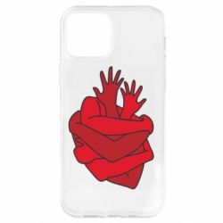 Чехол для iPhone 12 Pro Heart out of hands - PrintSalon