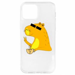 Чехол для iPhone 12 Pro Капибара Программист - PrintSalon