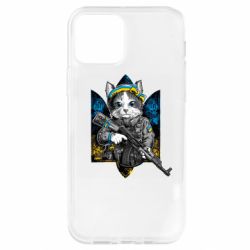 Чохол для iPhone 12 Pro Кіт військовий