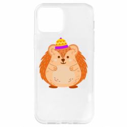 Чехол для iPhone 12 Pro Little hedgehog in a hat - PrintSalon