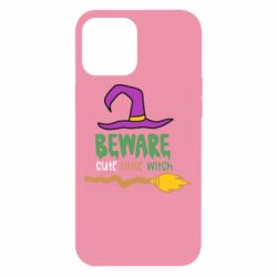 Чехол для iPhone 12 Pro Max Beware cute little witch - PrintSalon