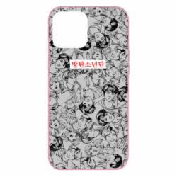 Чехол для iPhone 12 Pro Max BTS 방탄소년단 - PrintSalon