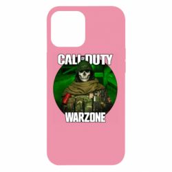 Чехол для iPhone 12 Pro Max Call of duty Warzone ghost green background - PrintSalon