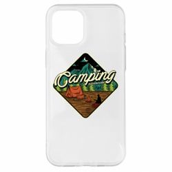 Чехол для iPhone 12 Pro Max Camping and forest - PrintSalon