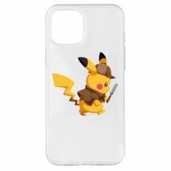 Чехол для iPhone 12 Pro Max Cute Detective Pikachu - PrintSalon