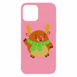 Чехол для iPhone 12 Pro Max Deer in a scarf - PrintSalon