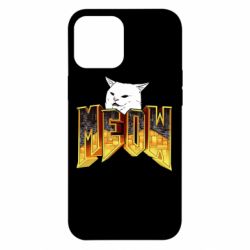 Чехол для iPhone 12 Pro Max Doom меов cat - PrintSalon