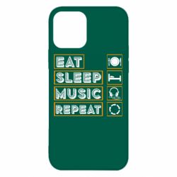 Чехол для iPhone 12 Pro Max Eat sleep dj repeat. - PrintSalon
