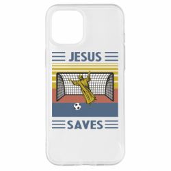Чехол для iPhone 12 Pro Max Jesus will save - PrintSalon