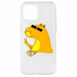 Чехол для iPhone 12 Pro Max Капибара Программист - PrintSalon