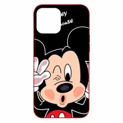 Чехол для iPhone 12 Pro Max Mickey Kiss - PrintSalon