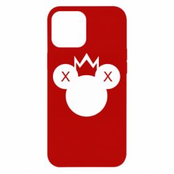 Чехол для iPhone 12 Pro Max Mickey with a crown - PrintSalon