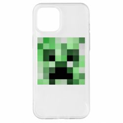 Чехол для iPhone 12 Pro Max Minecraft minimalist Creeper - PrintSalon