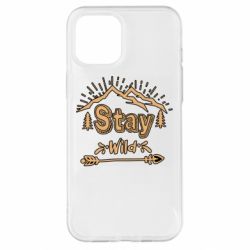 Чехол для iPhone 12 Pro Max Mountains - Stay Wild - PrintSalon
