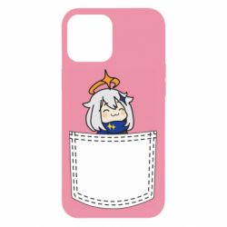 Чехол для iPhone 12 Pro Max Pocket Paimon - PrintSalon