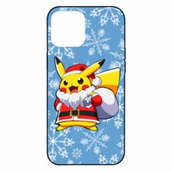 Чохол для iPhone 12 Pro Max Santa Claus Pikachu - PrintSalon