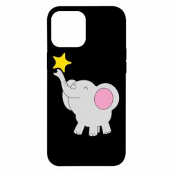 Чехол для iPhone 12 Pro Max Слон со звездочкой - PrintSalon
