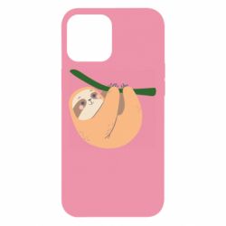 Чехол для iPhone 12 Pro Max Sloth on a branch - PrintSalon