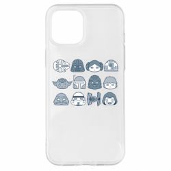 Чехол для iPhone 12 Pro Max Star wars icons - PrintSalon