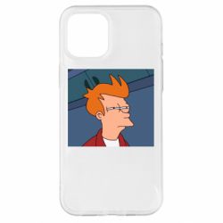 Чехол для iPhone 12 Pro Max Suspicious Fry - PrintSalon