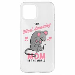 Чехол для iPhone 12 Pro Max The Most amazing mom in the world - PrintSalon