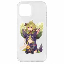 Чехол для iPhone 12 Pro Max Тигнари с Коллеи - PrintSalon