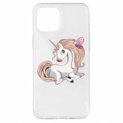 Чехол для iPhone 12 Pro Max Unicorn with bow tie - PrintSalon